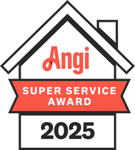Angi Super Service Award 2025 badge