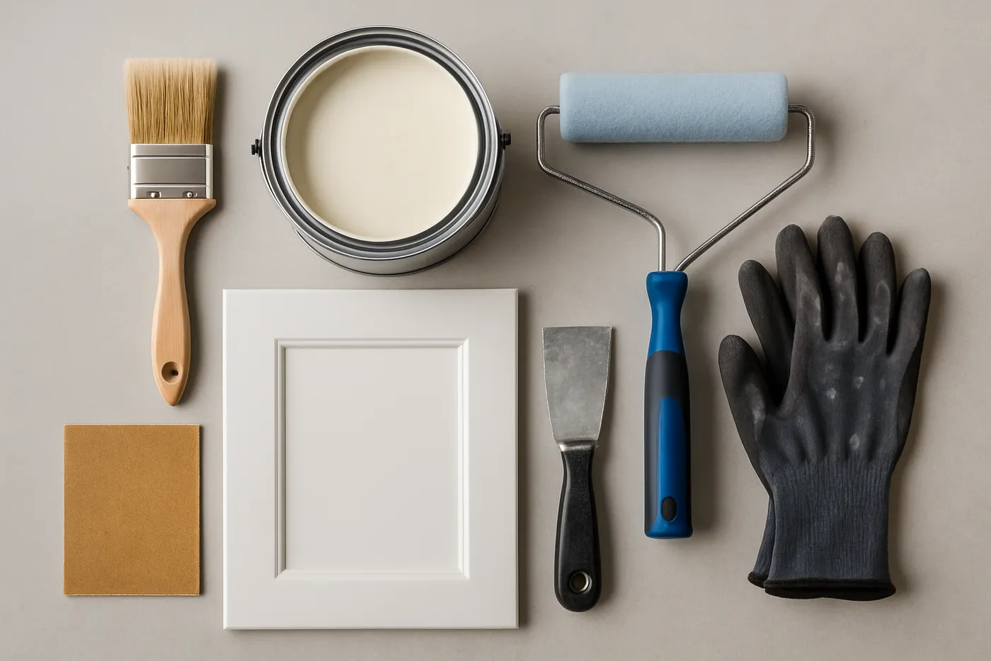 Freshly refinished kitchen cabinets in a Seattle-area home.