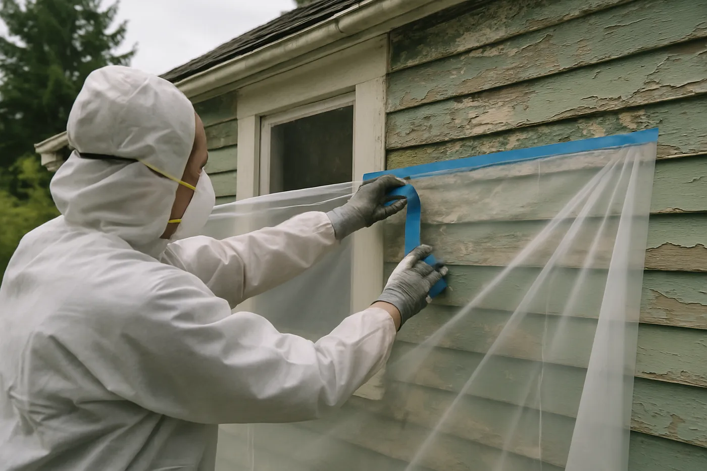 Freshly painted exterior of an older Seattle-area home.