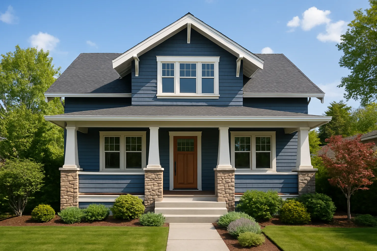 A Bellingham-area home painted by Hedlund Painting