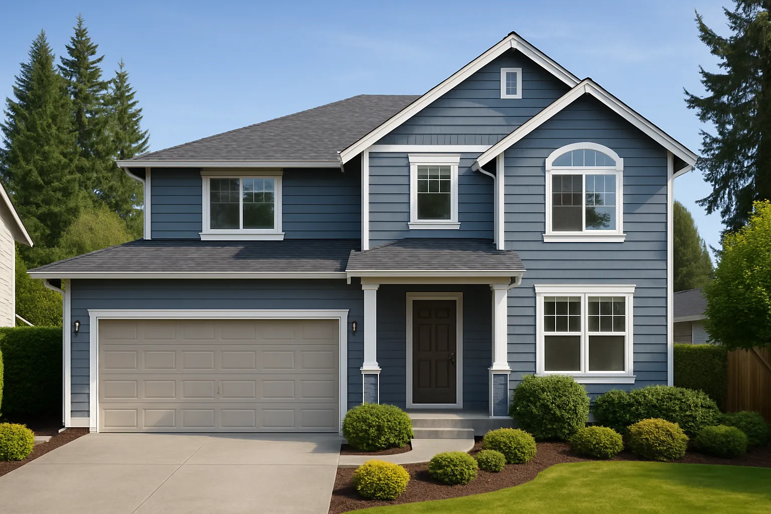 A Kent-area home painted by Hedlund Painting