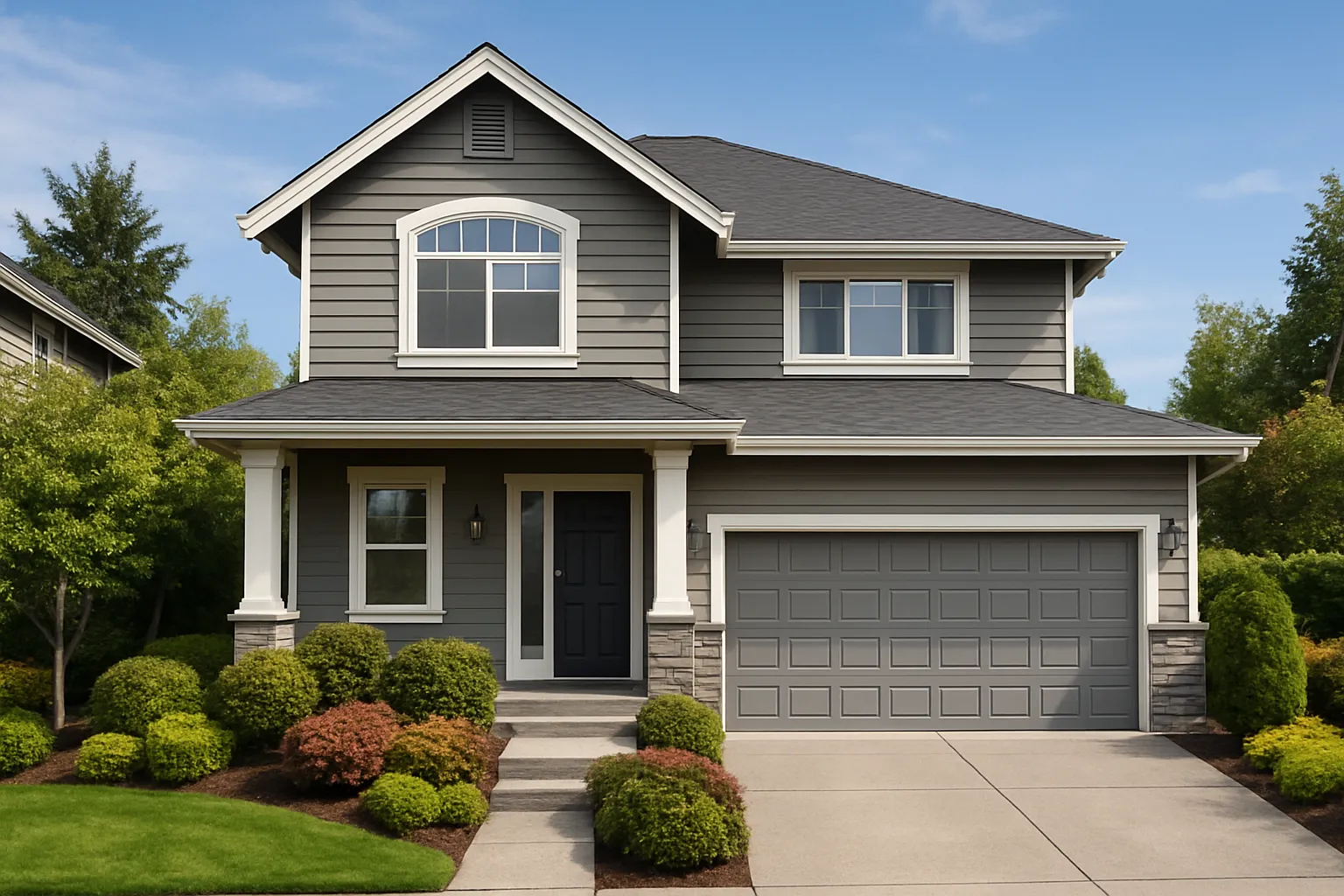 A Mukilteo-area home painted by Hedlund Painting