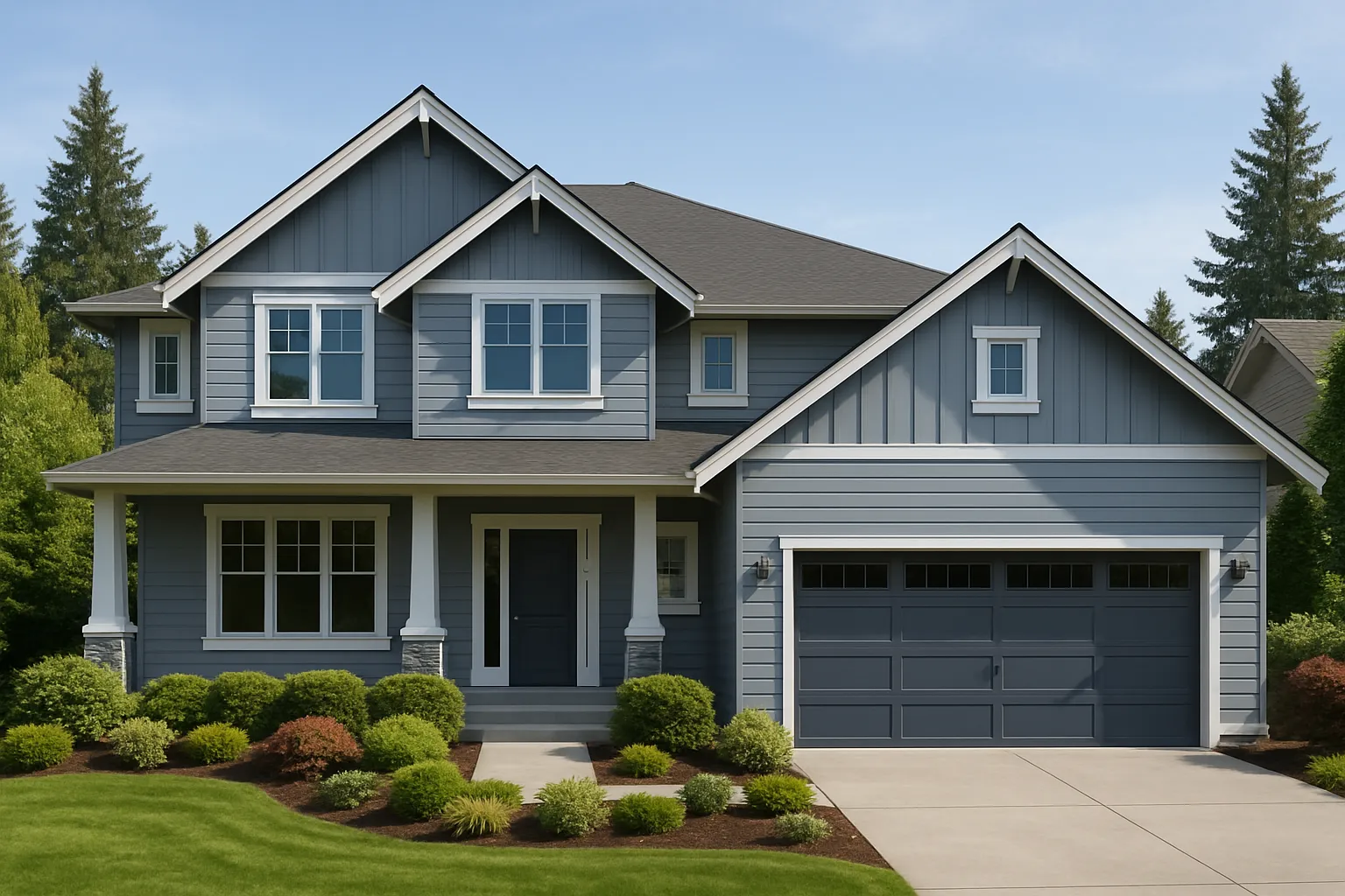 A Sammamish-area home painted by Hedlund Painting