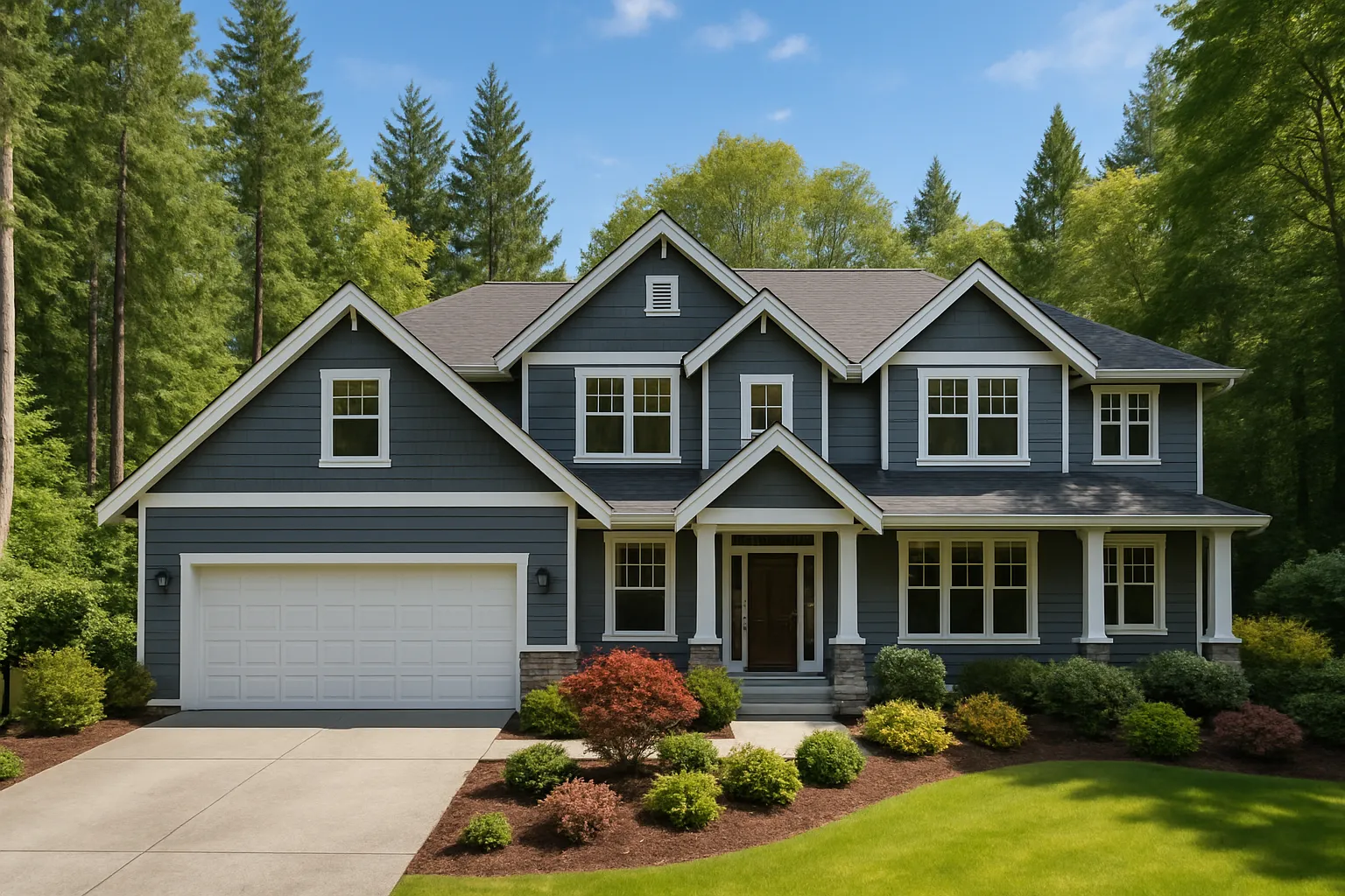 A Woodinville-area home painted by Hedlund Painting