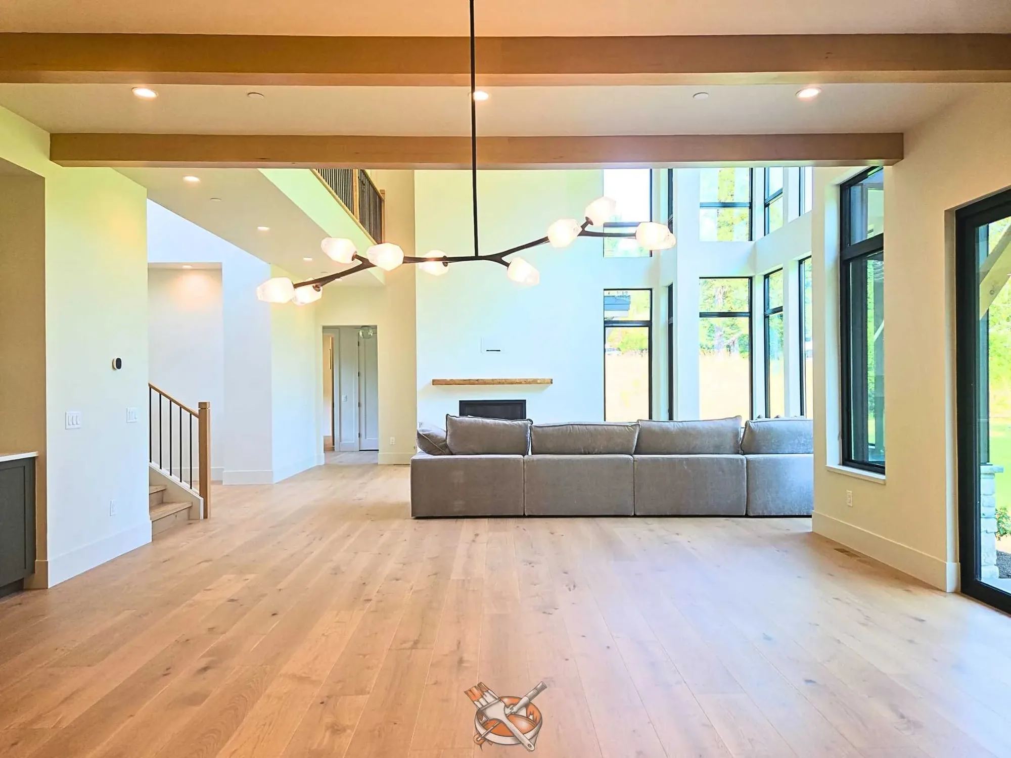 Interior repaint by Hedlund Painting in Snoqualmie