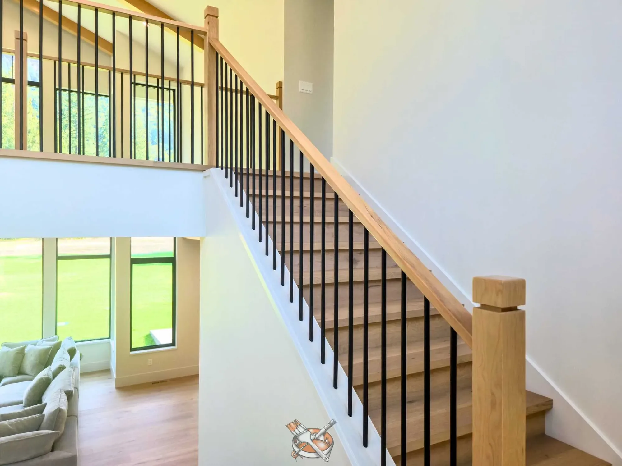 Interior repaint by Hedlund Painting in Snoqualmie