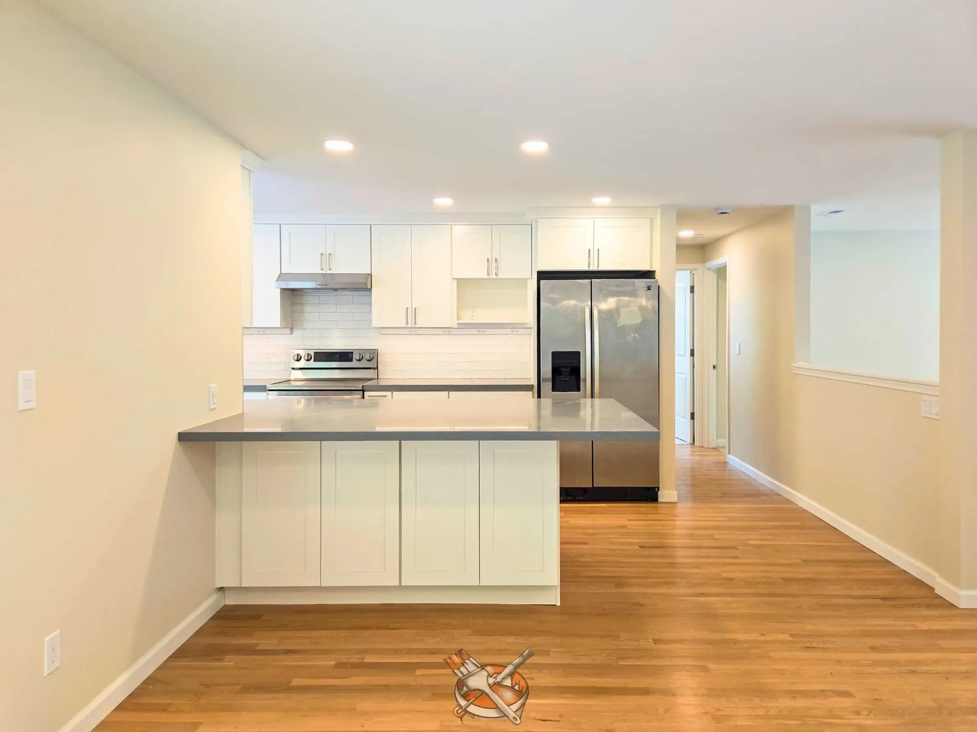 Cabinet refinishing by Hedlund Painting in Kirkland