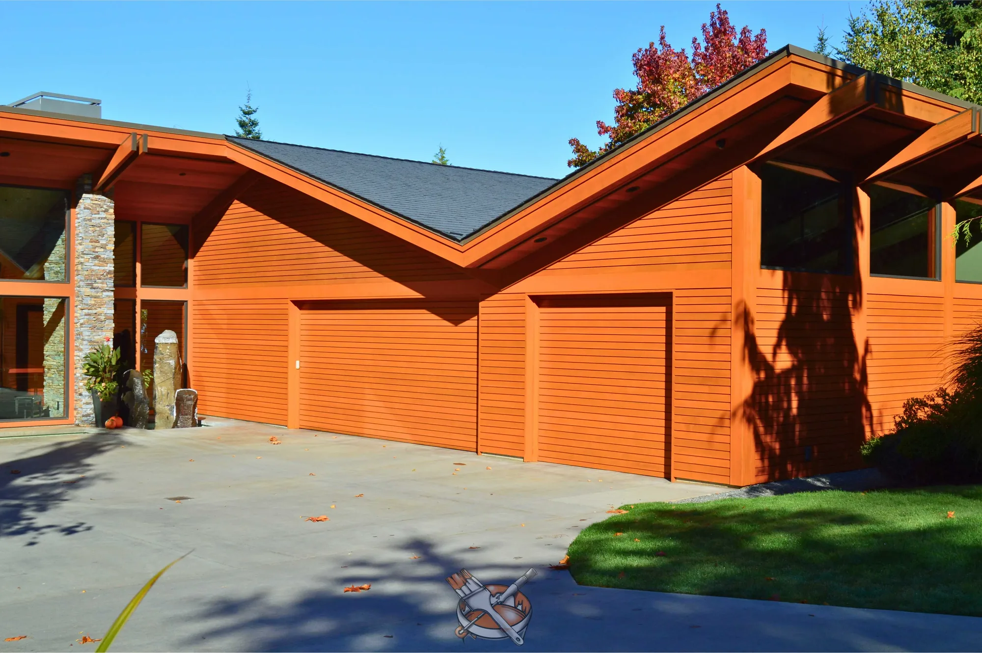 Exterior repaint by Hedlund Painting in Blaine