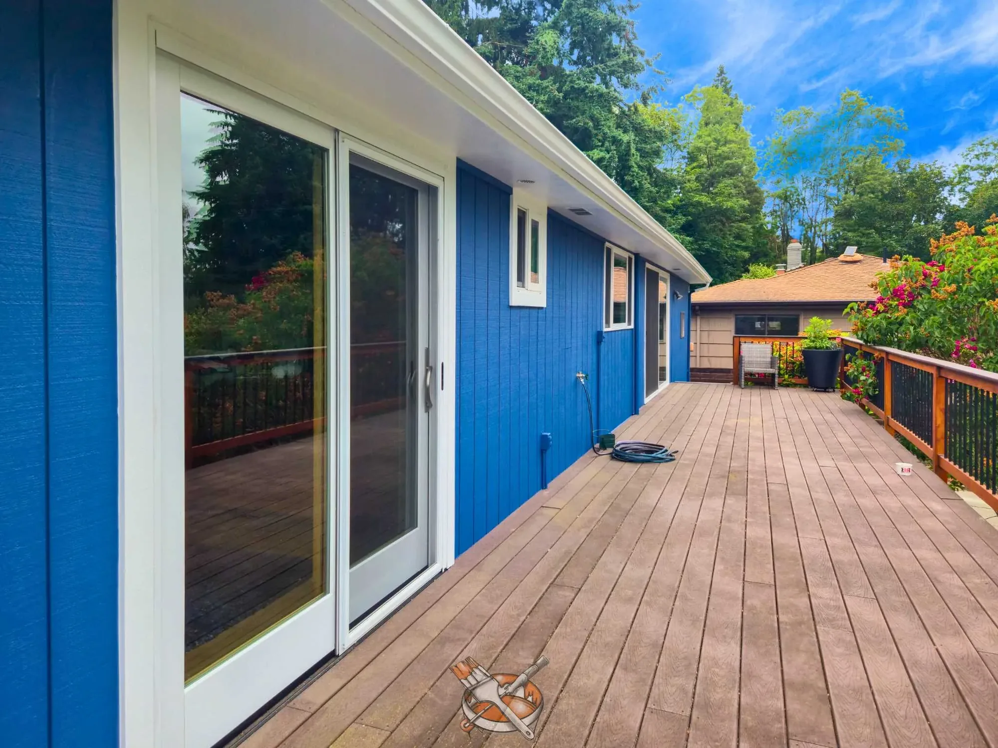 Exterior repaint by Hedlund Painting in Seattle