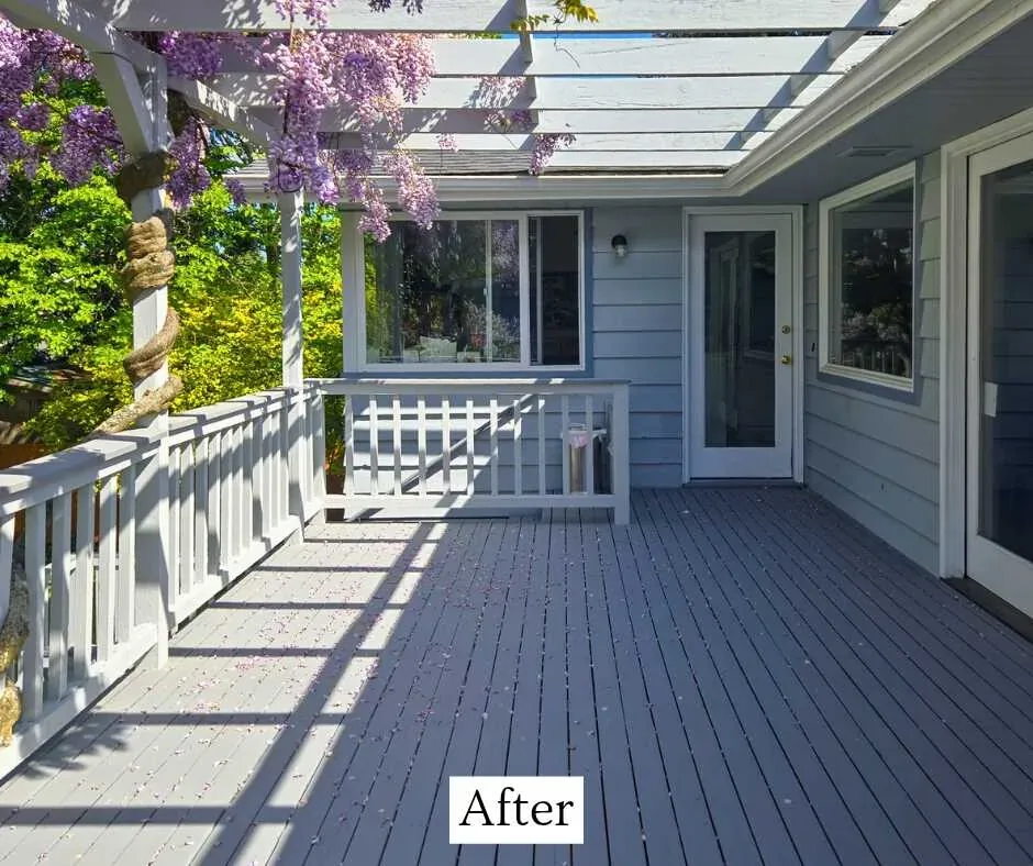 Deck and fence staining by Hedlund Painting